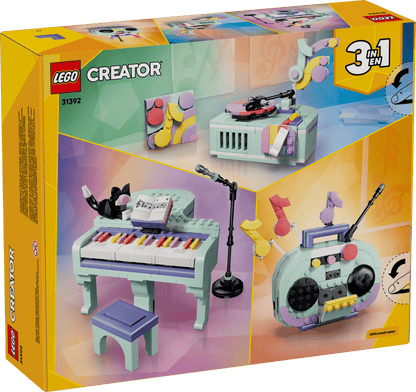 LEGO 31392 Creator 3in1 Music Decor Piano with Cat | 485 PCS