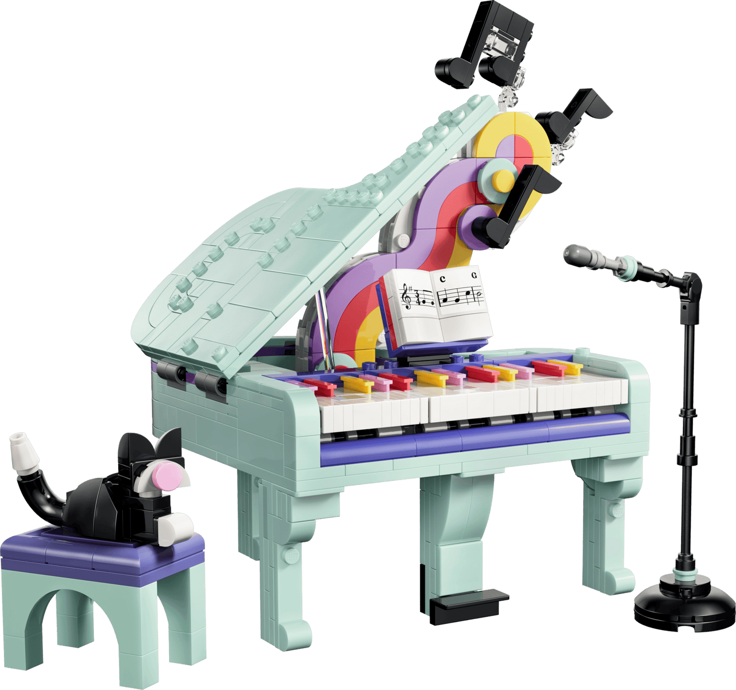 LEGO 31392 Creator 3in1 Music Decor Piano with Cat | 485 PCS