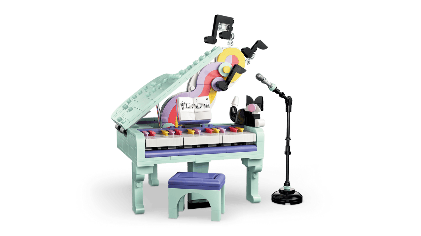 LEGO 31392 Creator 3in1 Music Decor Piano with Cat | 485 PCS