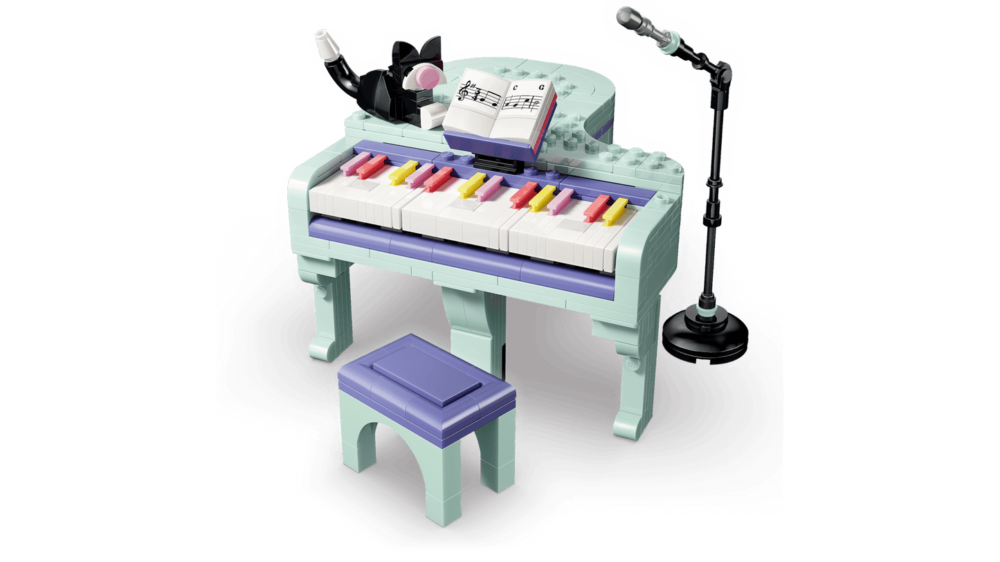 LEGO 31392 Creator 3in1 Music Decor Piano with Cat | 485 PCS