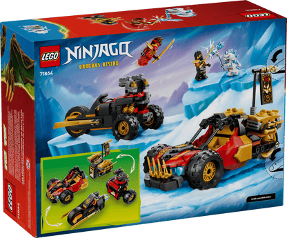 LEGO 71864 Ninjago Kai and Cole's Combiner Vehicles | 394 PCS