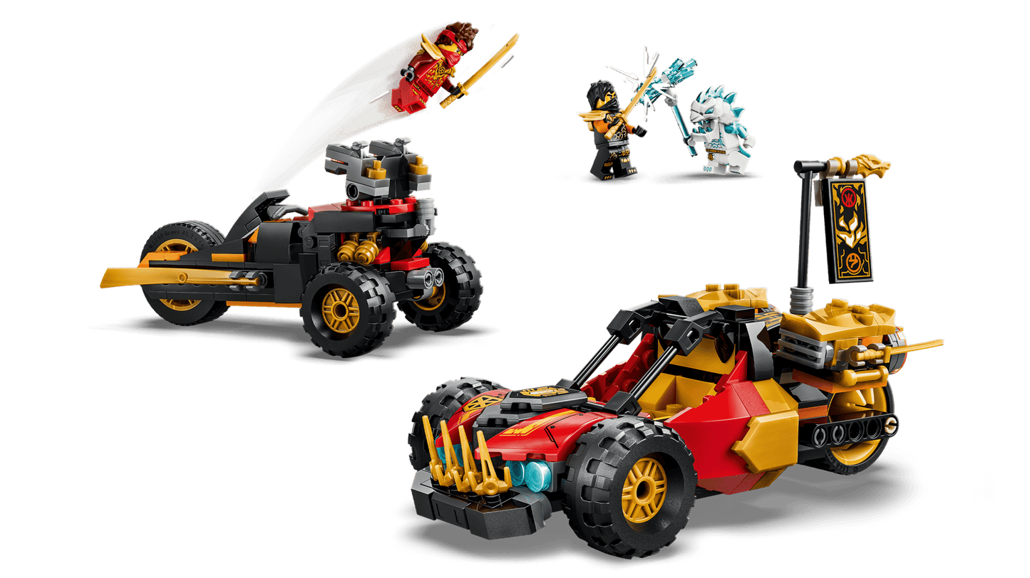 LEGO 71864 Ninjago Kai and Cole's Combiner Vehicles | 394 PCS