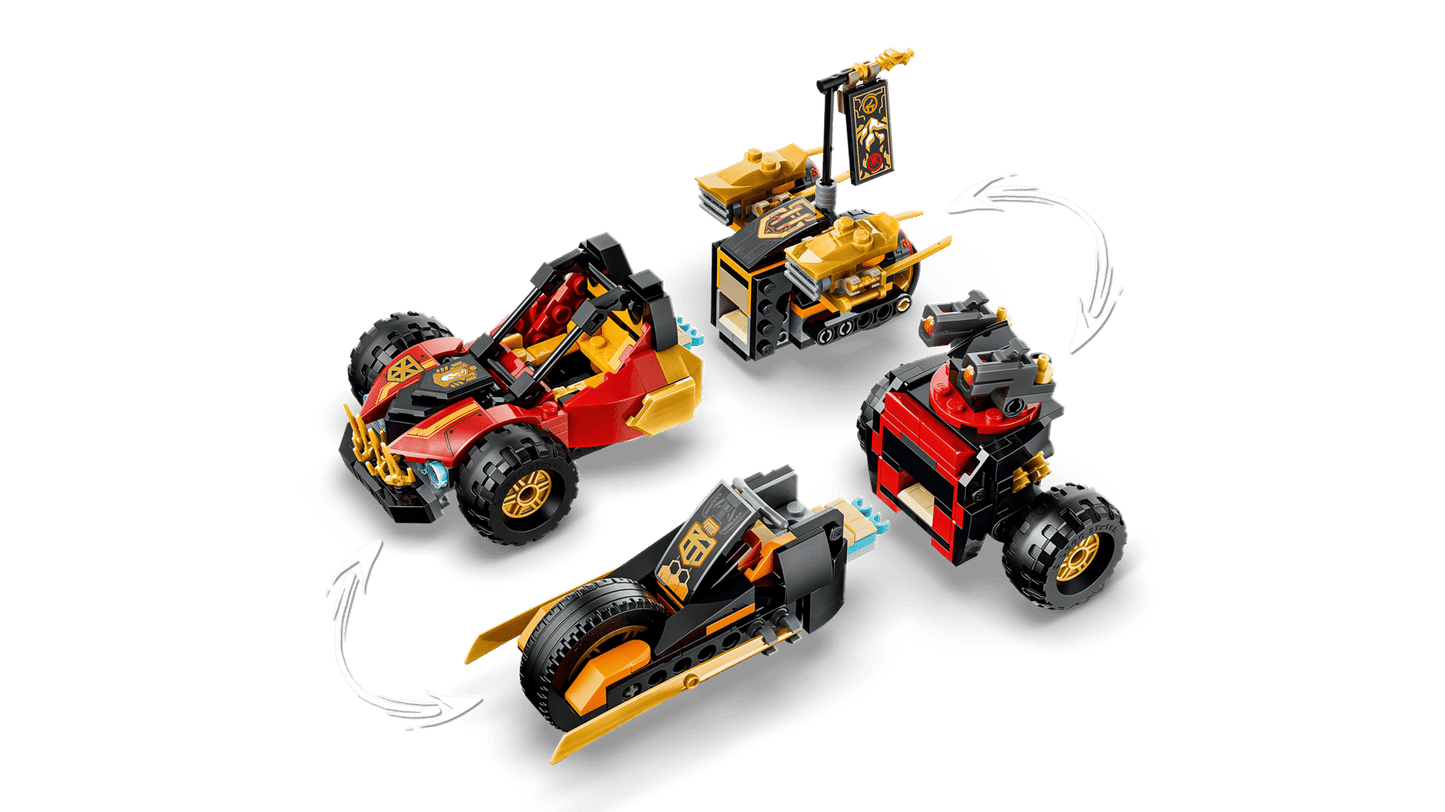 LEGO 71864 Ninjago Kai and Cole's Combiner Vehicles | 394 PCS