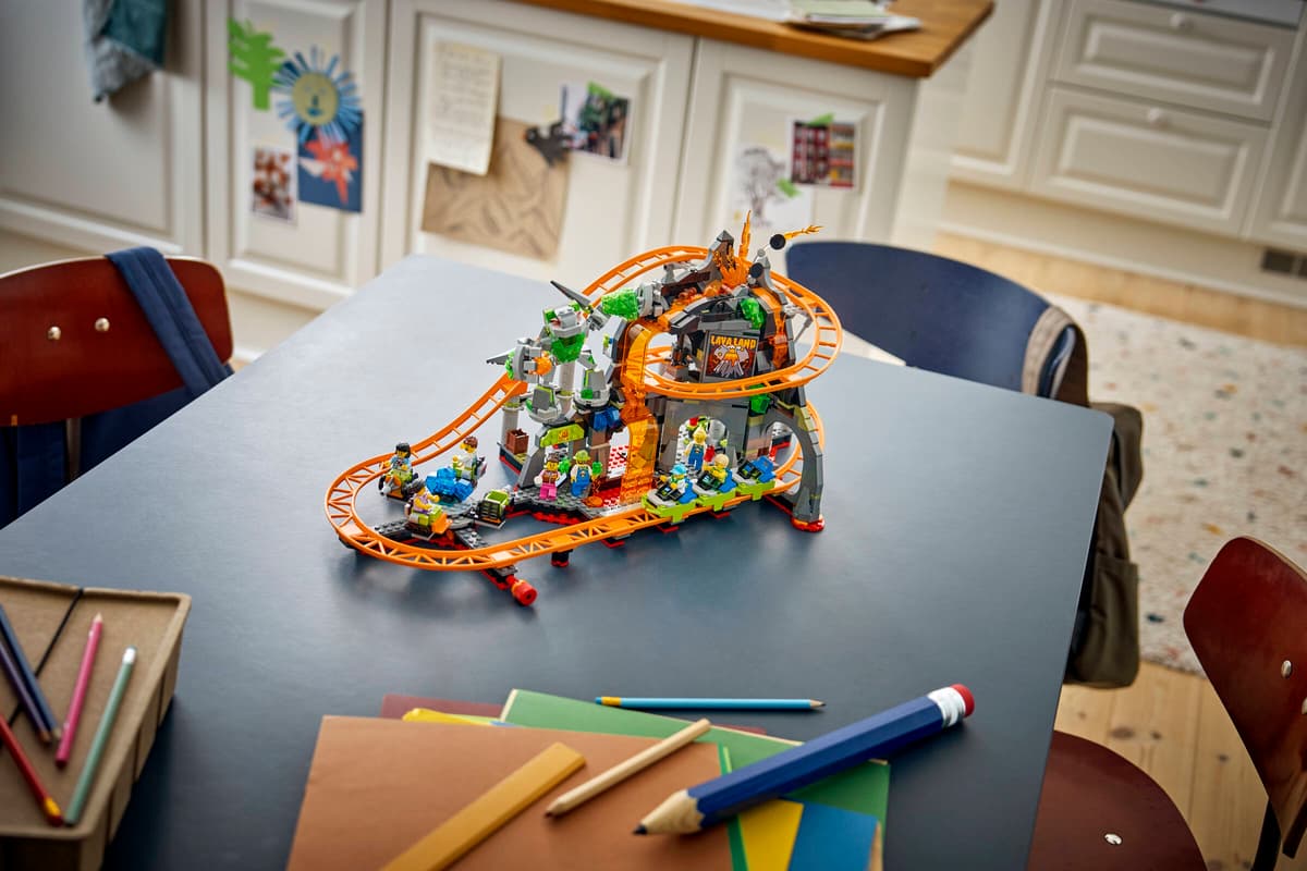 LEGO 60501 City Lava Land Roller Coaster Park | 1165 PCS