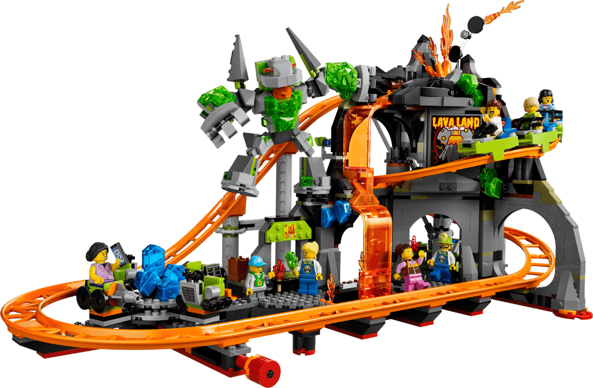 LEGO 60501 City Lava Land Roller Coaster Park | 1165 PCS