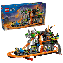 LEGO 60501 City Lava Land Roller Coaster Park | 1165 PCS