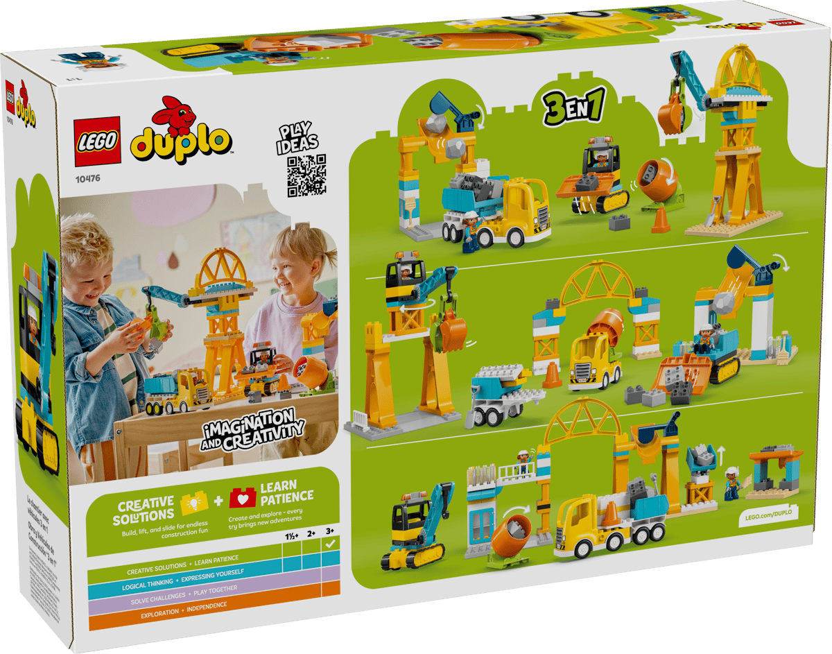LEGO 10476 DUPLO 3 in 1 Construction Site and Vehicles | 84 PCS