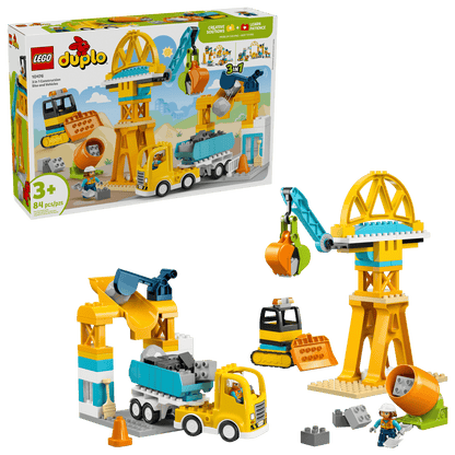 LEGO 10476 DUPLO 3 in 1 Construction Site and Vehicles | 84 PCS