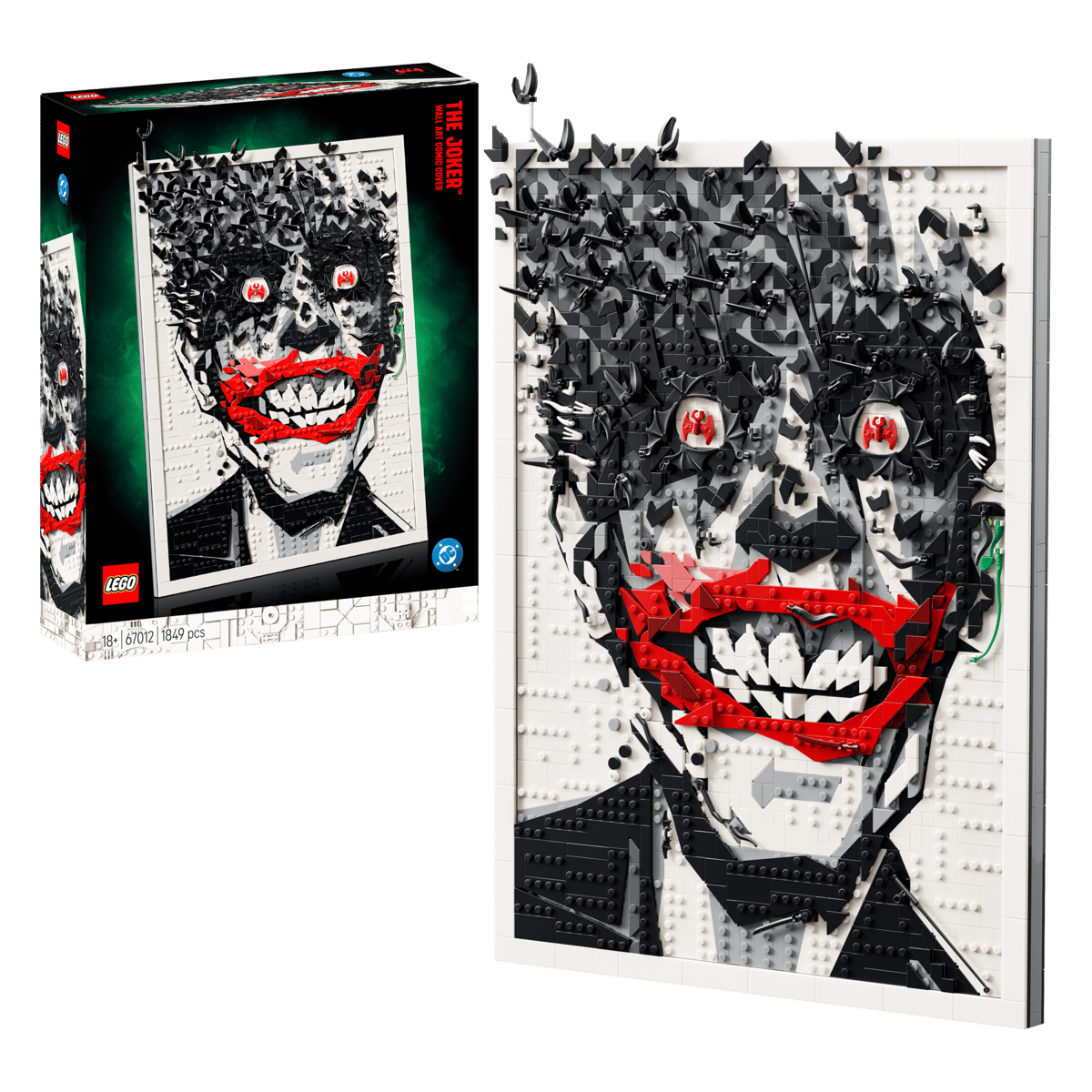 LEGO 67012 Art The Joker Wall Art Comic Cover | 1849 PCS