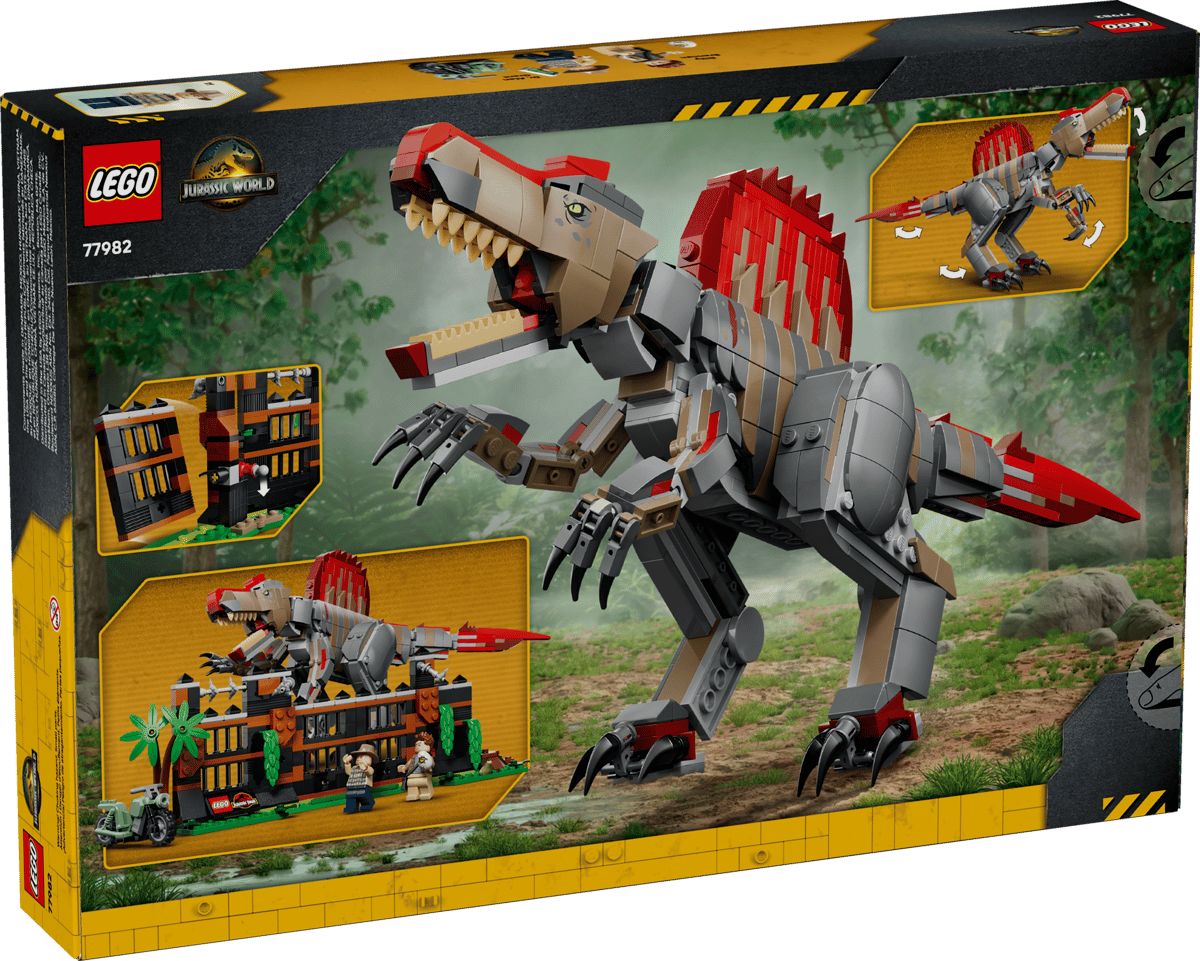 LEGO 77982 Jurassic World Spinosaurus Dinosaur Escape | 820 PCS