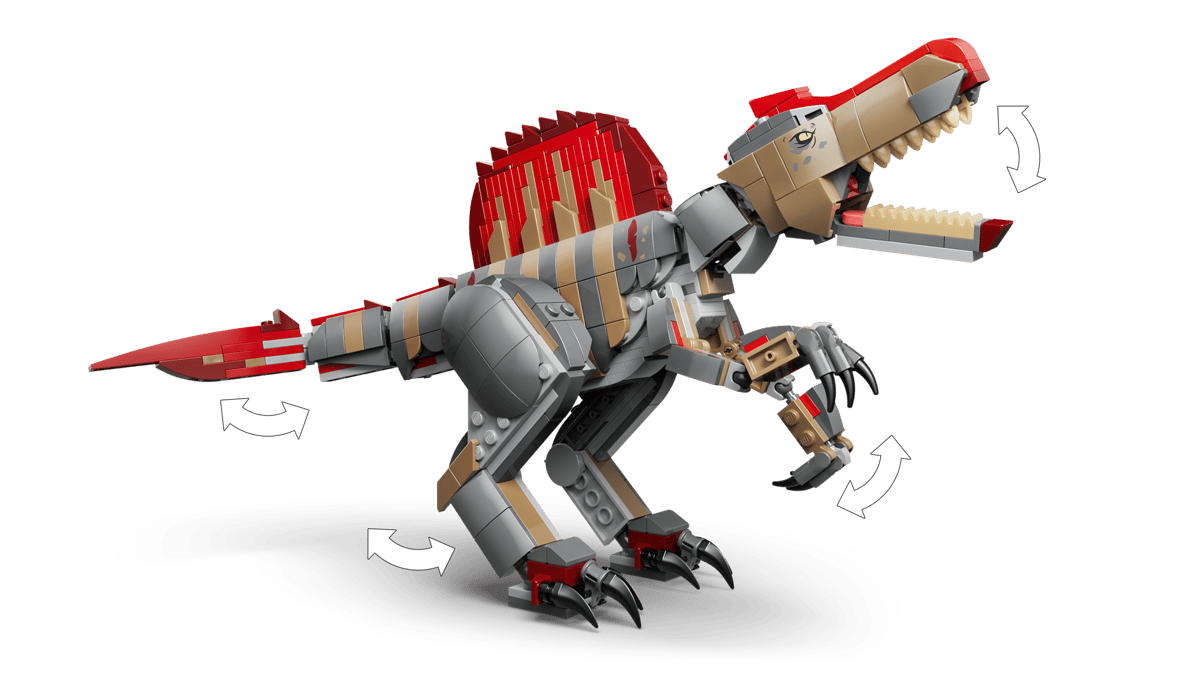 LEGO 77982 Jurassic World Spinosaurus Dinosaur Escape | 820 PCS