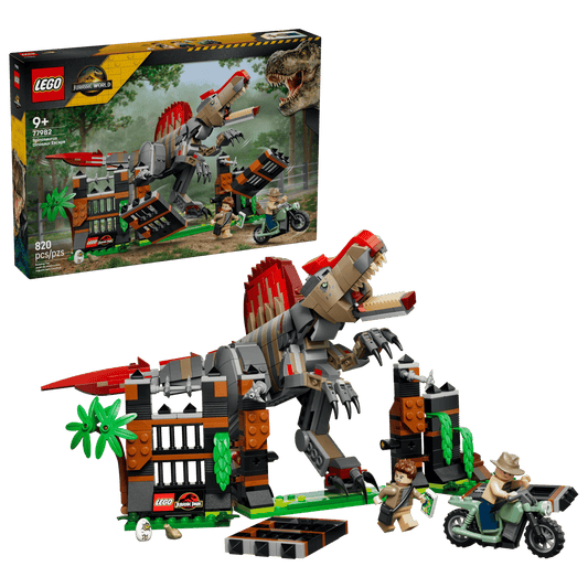LEGO 77982 Jurassic World Spinosaurus Dinosaur Escape | 820 PCS
