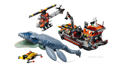 LEGO 77983 Jurassic World Mosasaurus Dinosaur Boat Attack | 703 PCS