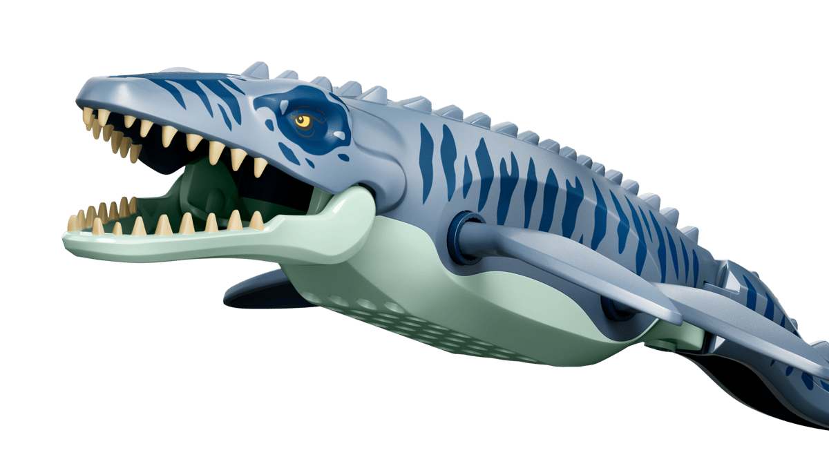 LEGO 77983 Jurassic World Mosasaurus Dinosaur Boat Attack | 703 PCS
