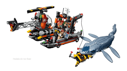 LEGO 77983 Jurassic World Mosasaurus Dinosaur Boat Attack | 703 PCS