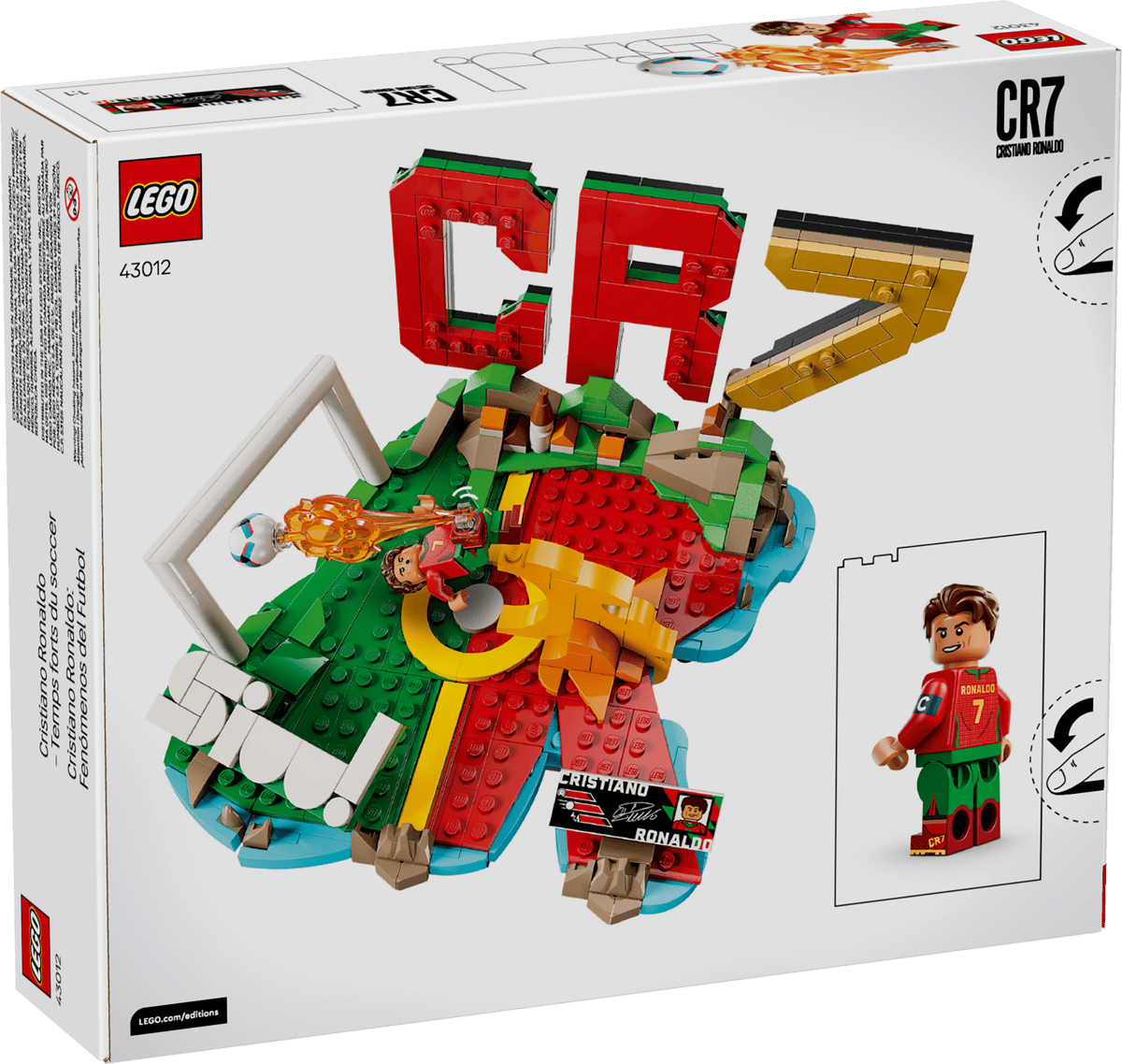 LEGO 43012 Editions Cristiano Ronaldo – Soccer Highlights | 490 PCS