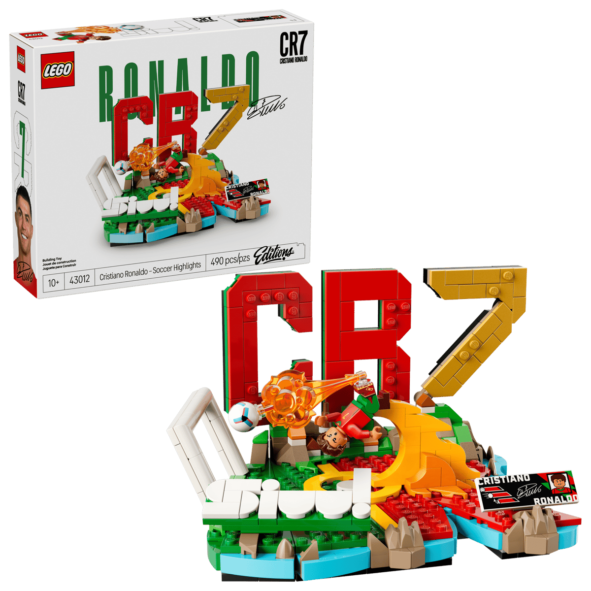 LEGO 43012 Editions Cristiano Ronaldo – Soccer Highlights | 490 PCS