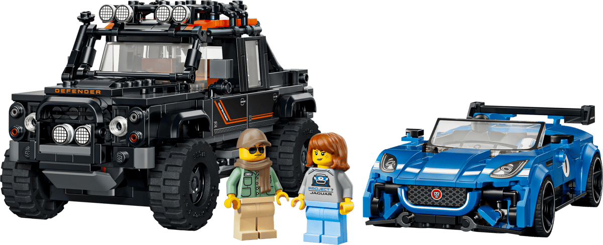 LEGO 77264 Speed Champions Jaguar Project 7 & Land Rover Defender | 740 PCS