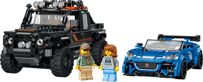 LEGO 77264 Speed Champions Jaguar Project 7 & Land Rover Defender | 740 PCS