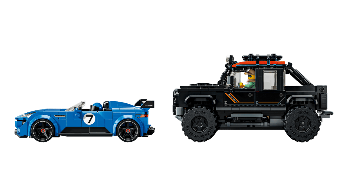 LEGO 77264 Speed Champions Jaguar Project 7 & Land Rover Defender | 740 PCS