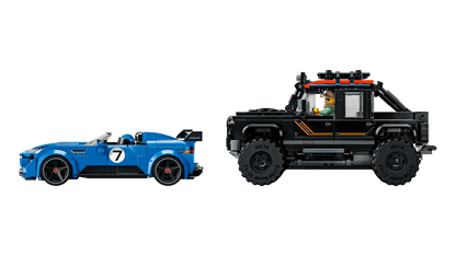 LEGO 77264 Speed Champions Jaguar Project 7 & Land Rover Defender | 740 PCS
