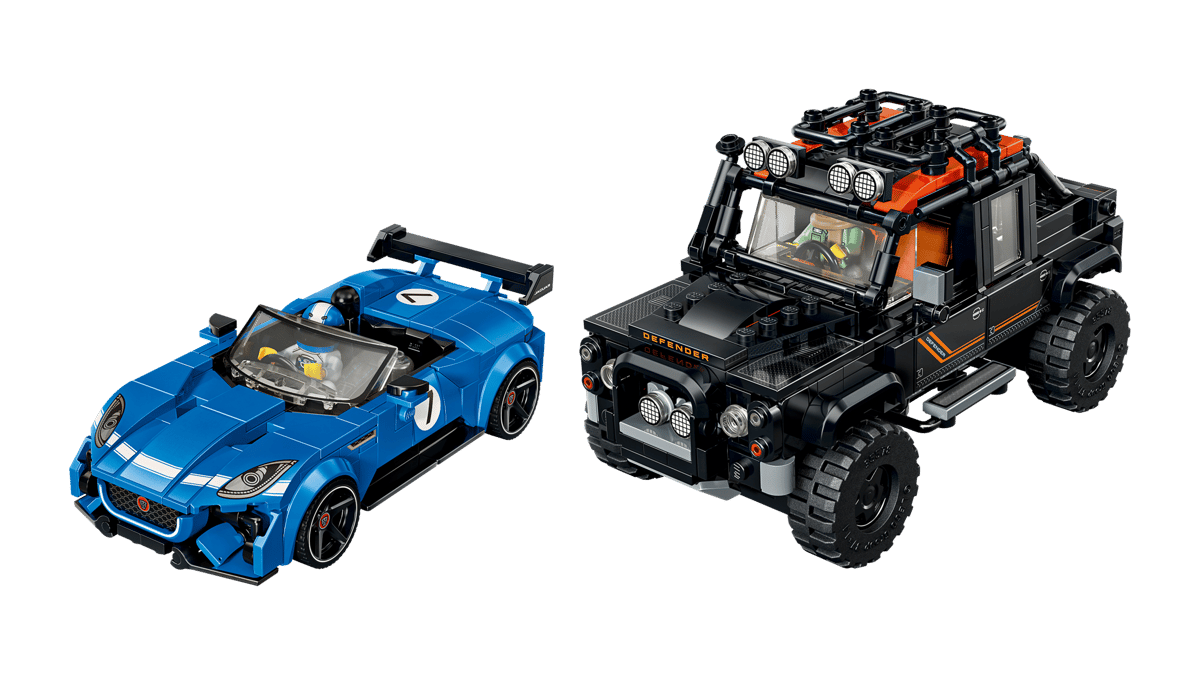 LEGO 77264 Speed Champions Jaguar Project 7 & Land Rover Defender | 740 PCS
