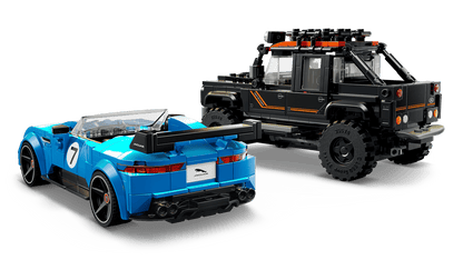 LEGO 77264 Speed Champions Jaguar Project 7 & Land Rover Defender | 740 PCS