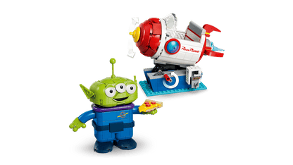 LEGO 43307 Disney Alien with Pizza Planet Rocket Ride | 714 PCS