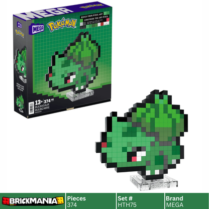 MEGA HTH75 Pokémon Bulbasaur Building Set | 374 PCS