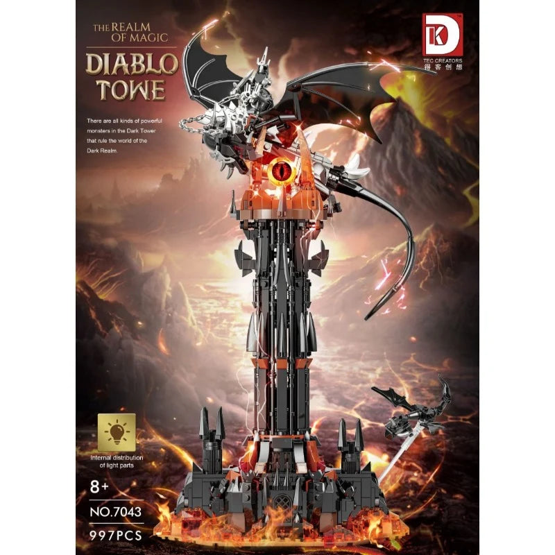 DK 7043 Dark Tower Building Toy Set | 997 Pcs