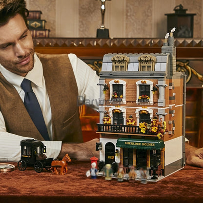 Pantasy 85014 Sherlock Holmes Baker Street 221B Apartment Building Toy Set | 3087 PCS