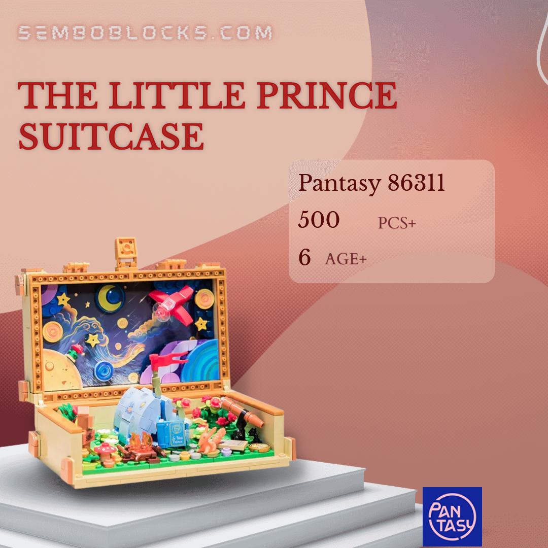 Pantasy 86311 Le Petit Prince Suitcase Building Toy Set | 514 PCS