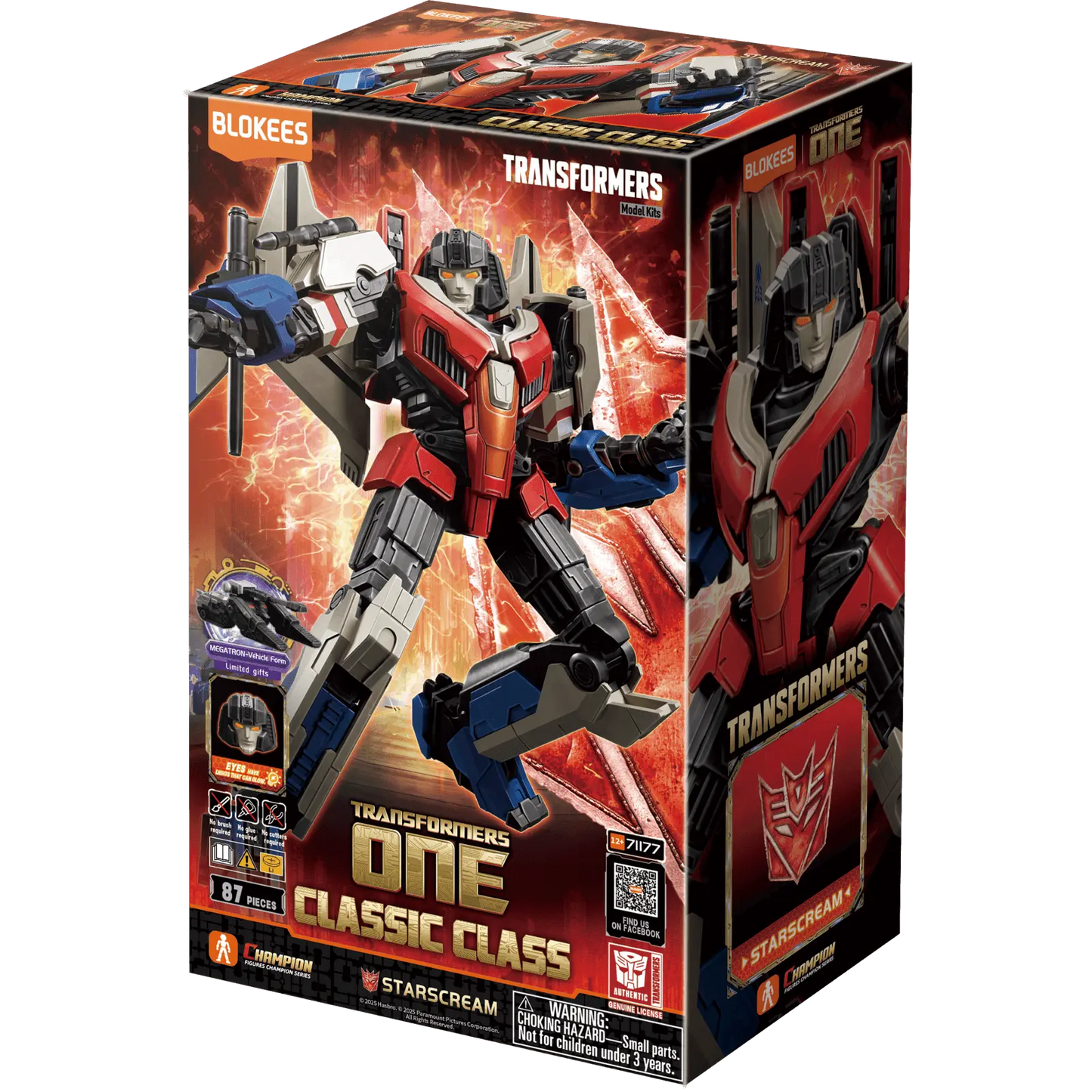 Blokees Transformers 71177 Classic Class 16 | Starscream