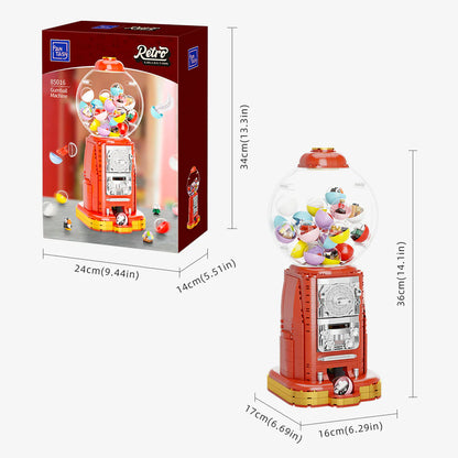 Pantasy 85016 Retro Collection Gumball machine Building Toy Set | 936 PCS