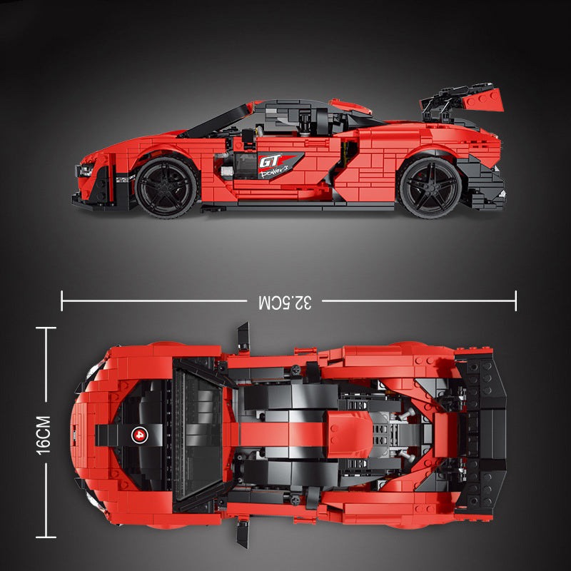 Mould King 10007S Creative Senna GTR Sports Building Toy Set | 1372 PCS
