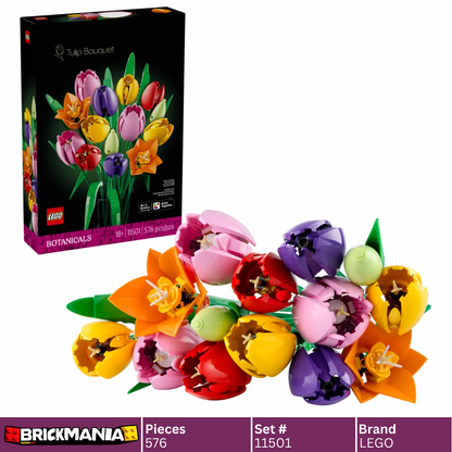 LEGO 11501 Botanicals Tulip Bouquet | 576 PCS