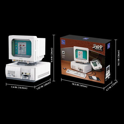 Pantasy 85005 Retro Collection Retro 90s PC Building Toy Set | 1634 PCS