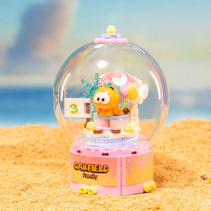 Pantasy 86803 Garfield Crystal Ball Series Birthday Cake Building Toy Set |99 PCS