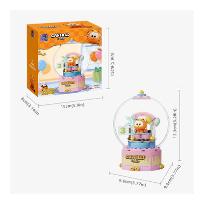 Pantasy 86803 Garfield Crystal Ball Series Birthday Cake Building Toy Set |99 PCS