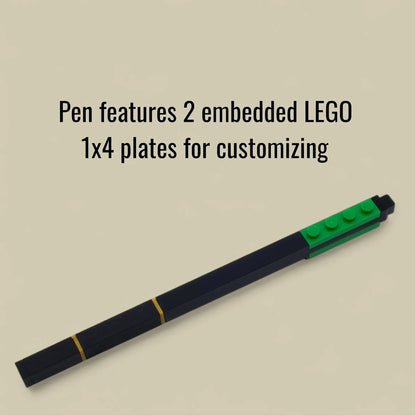 LEGO 53668 Stationery Pen Pal Gel Pen & Building Toy Botanical, Bright Purple