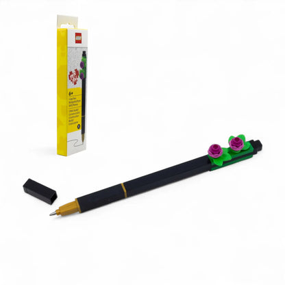 LEGO 53668 Stationery Pen Pal Gel Pen & Building Toy Botanical, Bright Purple