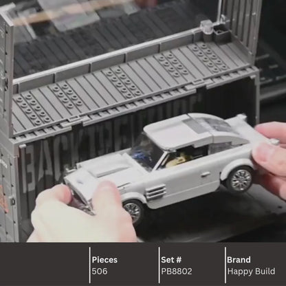 Happy Build PB8802 Silver Stream Soarer Building Toy Set | 506 PCS | Buildable Sports Car with Display Container