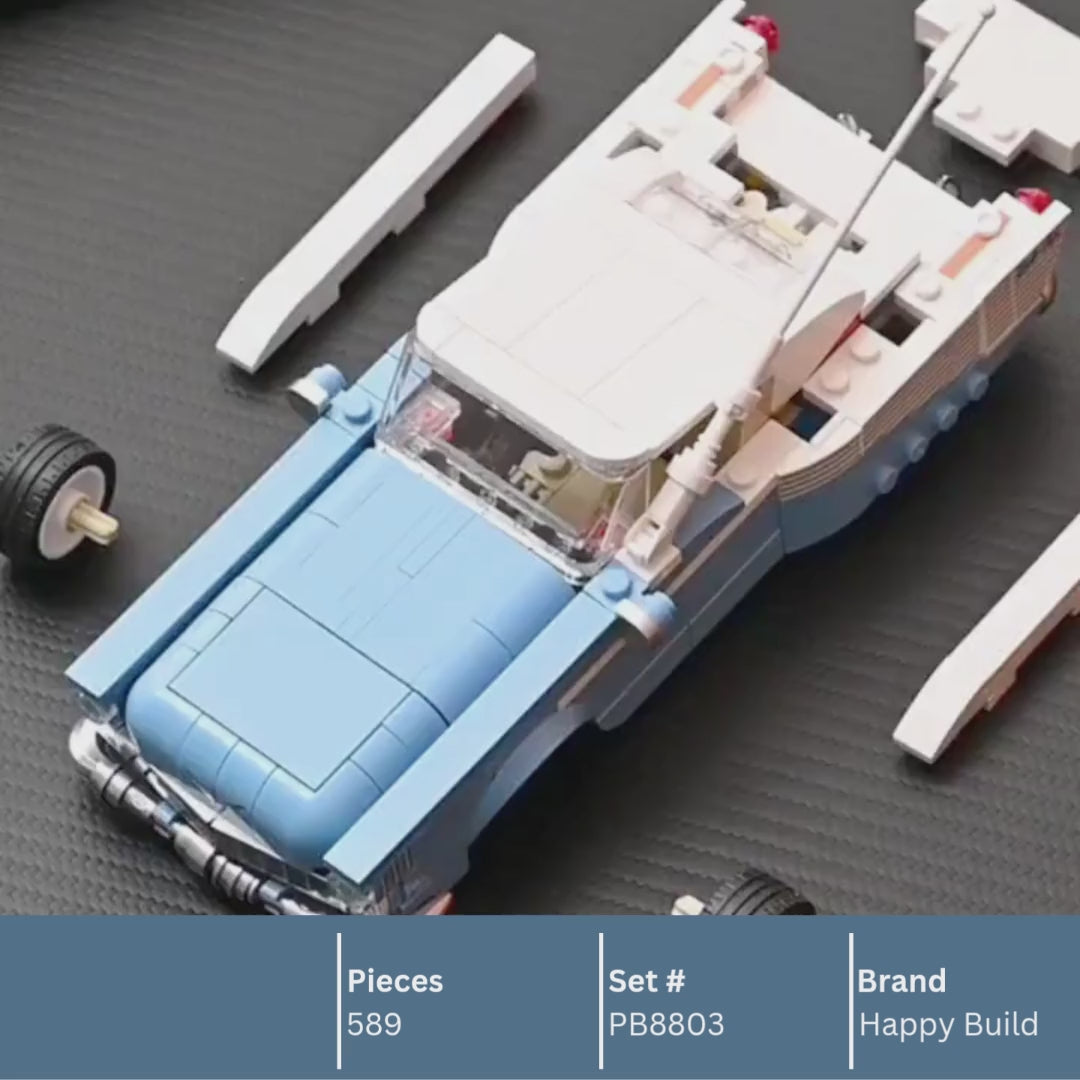 Happy Build PB8803 Silver Wing Cyclone Building Toy Set | 589 PCS