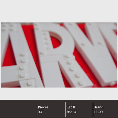 LEGO 76313 MARVEL Logo & Minifigures | 931 PCS