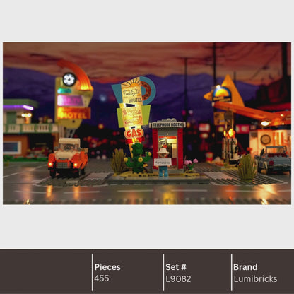 Lumibricks L9082 Sunset Stopover Building Toy Set | 455 PCS