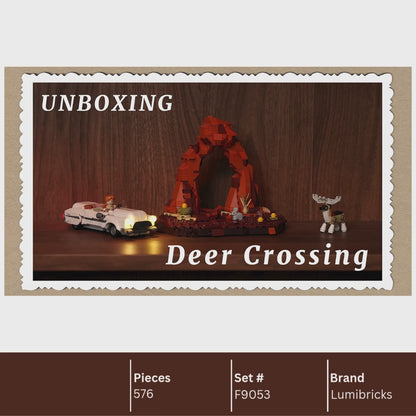Lumibricks F9053 Deer Crossing Building Toy Set | 576 PCS