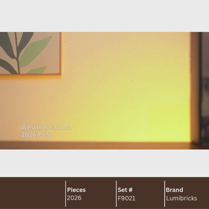 Lumibricks F9021 V2.0 Western Saloon Building Toy Set | 2026 PCS