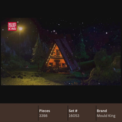 Mould King 16053 Cabin in The Woods Building Toy Set | 3,398 PCS