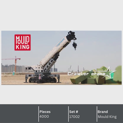 Mould King 17002 Crawler Crane 11200 Building Toy Set | 4000 PCS