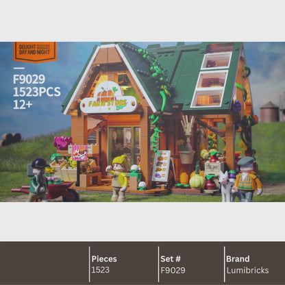 Lumibricks F9029 Farm Store Building Toy Set | 1523 PCS